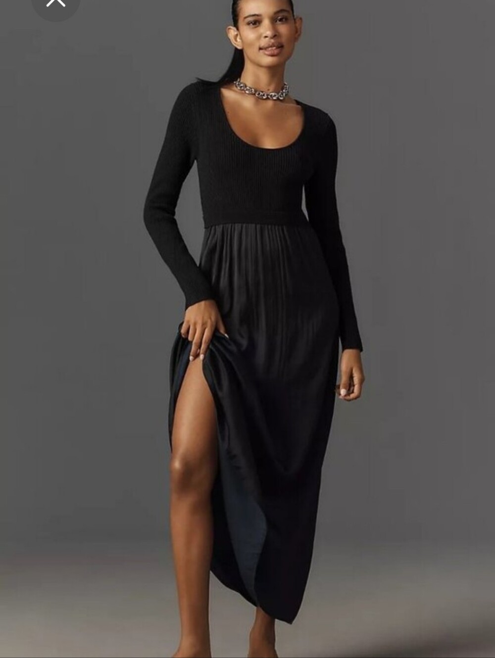 Anthropologie Thea twofer Sweater Dress: Scoop Neck Edition
